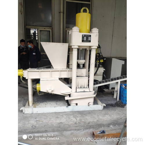 Vertical Hydraulic Al Briquette Briquetting Press Machine